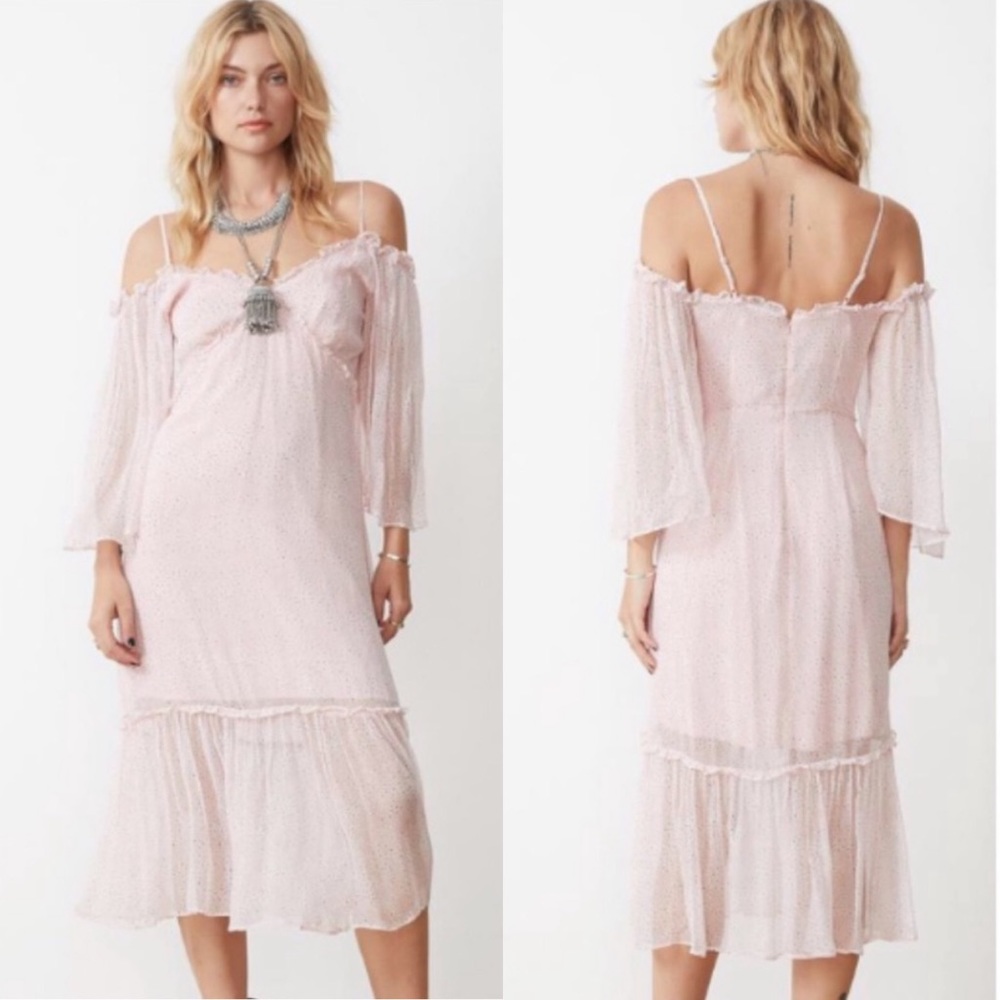 Stevie May Alder Midi Dress in Daisy Fields Print